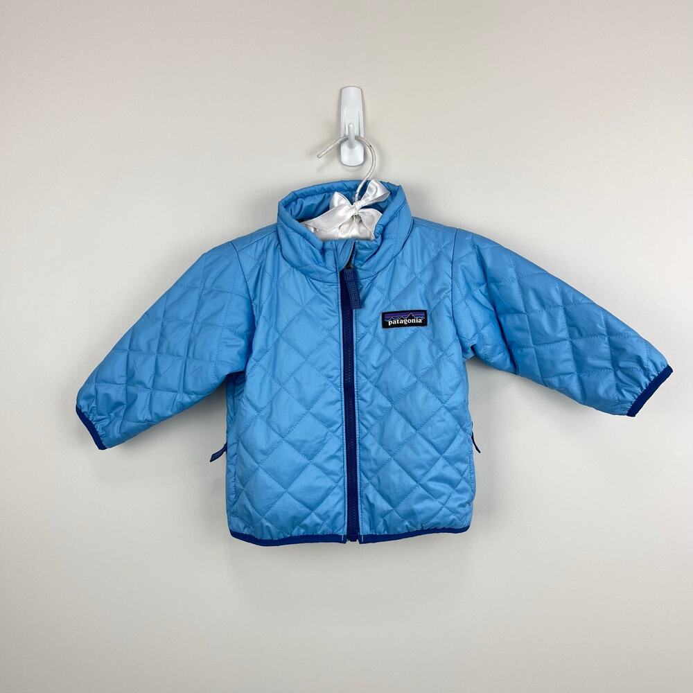 Patagonia Baby Nano Puff Jacket Light Blue 3-6 Months NWOT
